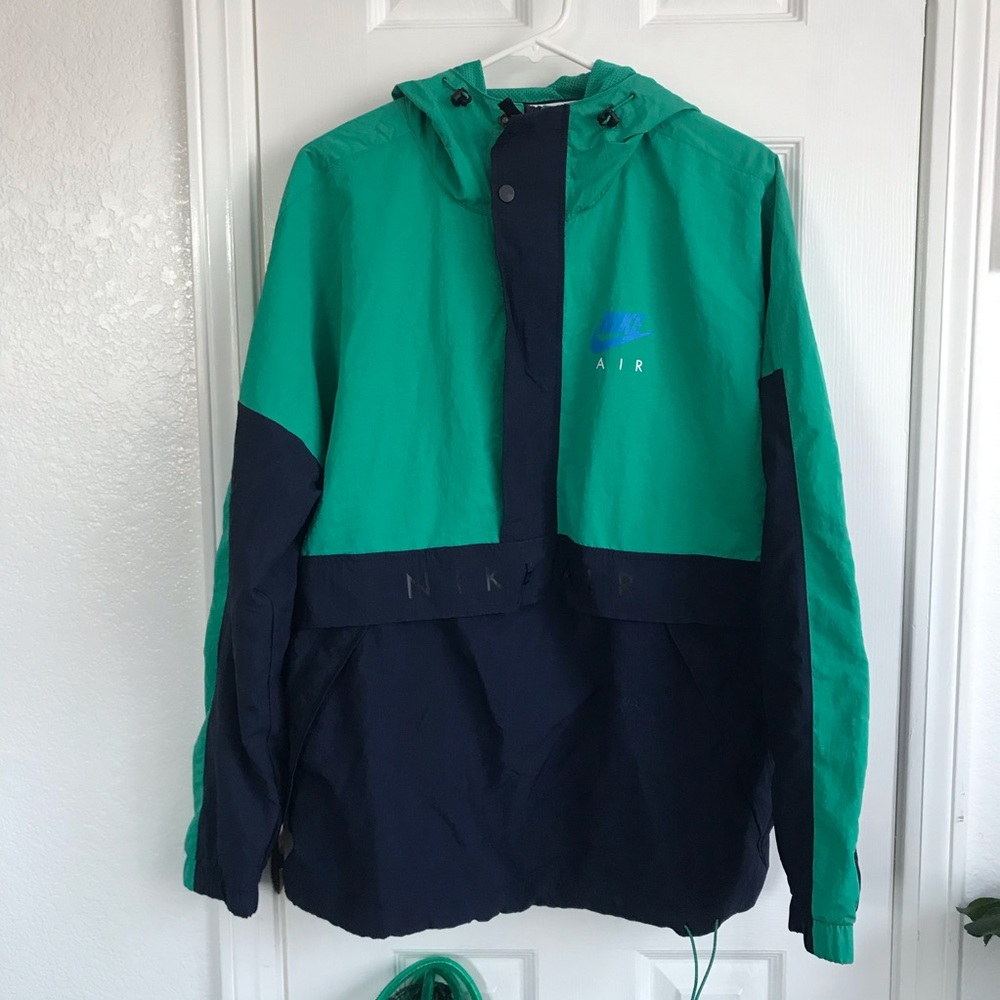 men’s nike woven sports hooded jacket size size s